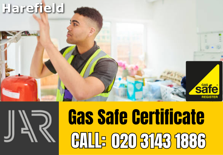 gas safe certificate Harefield